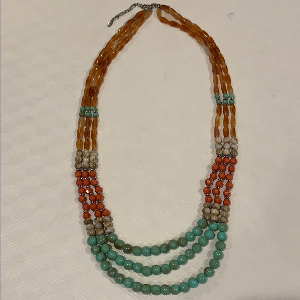 30” beaded necklace